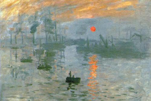 Claude Monet Impression at Sunrise china oil painting image